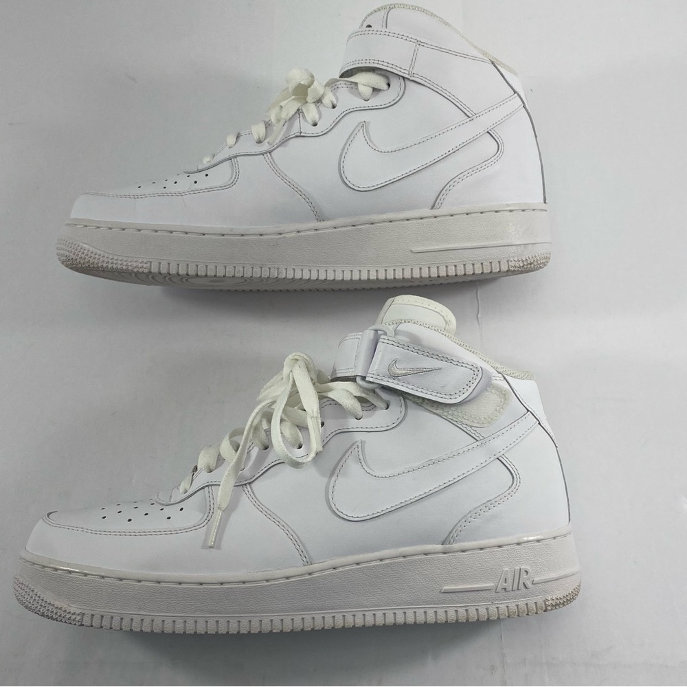 NIKE Men's White Air Force 1 315123-111 Mid ‘07 Athletic Sneaker Size 12